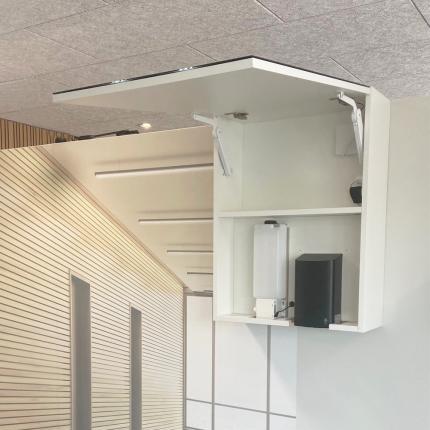 6000-PANEL, built-in soap- and paper towel dispenser, 670x800